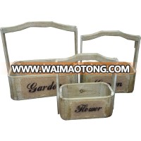 Cheap Wooden Flower Containers Wooden Pots and Planters Wooden Gardening Pots